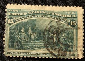 US #238 Used SCV $70.00 L1