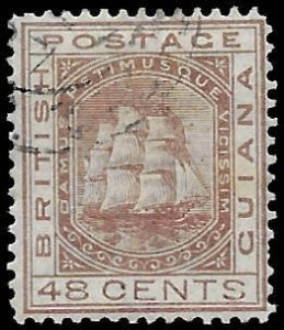 British Guiana 79    1876   48  cents  fine used