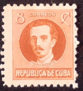 CUBA Sc# 306A    IGNACIO AGRAMONTE  8c  1945  MNG  #3 see pics