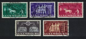 Luxembourg To Promote United Europe 5v 1951 Canc SG#543-547 MI#478-482