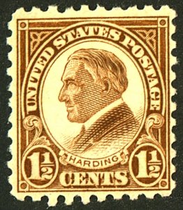 U.S. #582 MINT OG HR