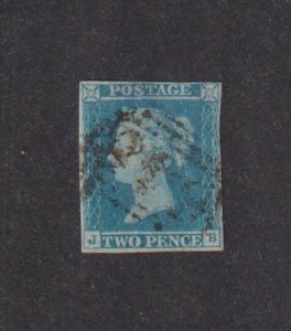 Great Britain Sc #4 Two Pence Used (S30742)