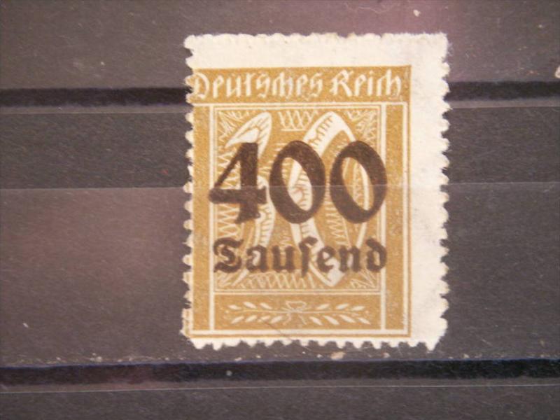 GERMANY, Empire, 1923, MH 400th m on 30pf Surcharge 275