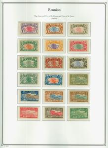 French Colonies - REUNION ISLAND 1885-1939 Fabulous MINT COLLECTION very high cv