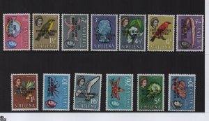 Tristan Da Cunha 1963 SG55/6 set of 13 unmounted mint MNH