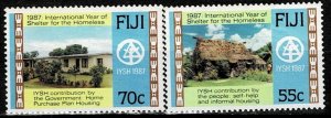 FIJI 1987 INTERNATIONAL YEAR OF THE HOMELESS MNH