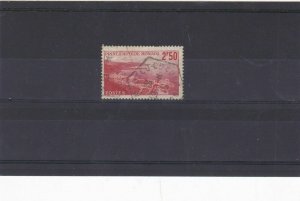 monaco 1939 2f50 scarlet  stamp cat £30+ ref 11684