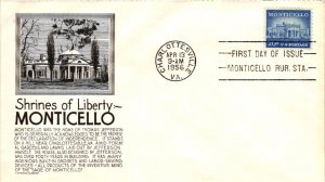 #1047 Monticello – Anderson Cachet Scand