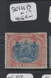 NORTH BORNEO   (P2707B)   24C  ARMS, LION SG 111B   MOG