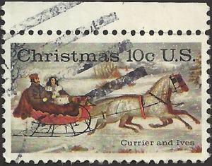 # 1551 USED CHRISTMAS CURRIER AND IVES