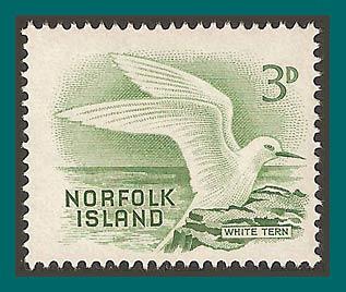 Norfolk Island 1961 White Tern, MNH #31,SG26