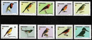 Zimbabwe #976-85 MNH Set - Birds