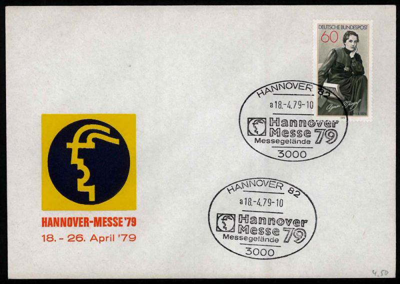 Germany SC#1287 Hannover Messe '79 (1979) Event Cover