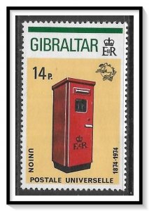 Gibraltar #309 Pillar Boxes NG