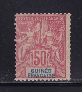 Fr. Guinea Scott # 14 F-VF OG mint hinged nice color scv $ 48 see pic !