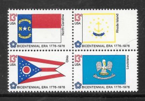 #1633-82 MNH Block of 4 (1644,1645,1649,1650)