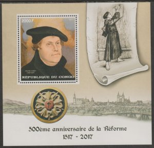 THE REFORMATION  #2  perf sheet containing one value mnh