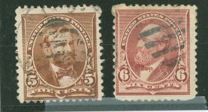 United States #223-224 Used Multiple