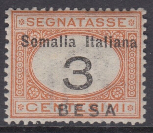 Italy Somalia Tax n.35 SUPER CENTERED  MH*