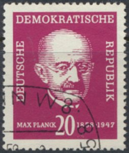 German Democratic Republic  SC# 383  Used  Planck  see details & scans
