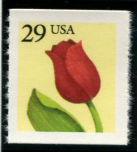 2525 US 29c Flower, MNH coil roulette