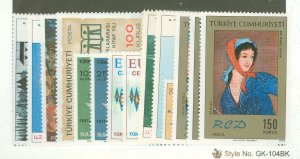 Turkey #1901-14  Single (Complete Set)