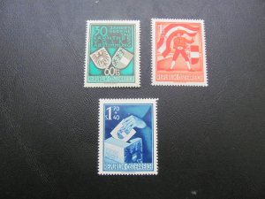 AUSTRIA 1950 MNH SC B269-71  CHARITY SET $120 (100)