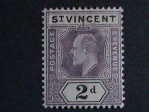 ​ST.VINCENT-1902 SC#73 121 YEARS OLD  KING EDWARD VII MNH-OG -VERY FINE