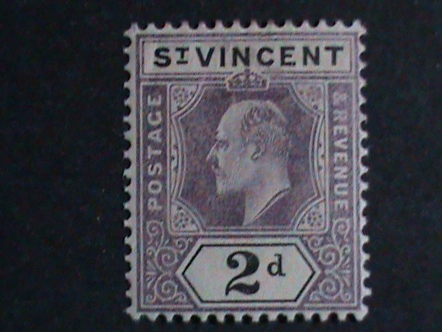 ​ST.VINCENT-1902 SC#73 121 YEARS OLD  KING EDWARD VII MNH-OG -VERY FINE