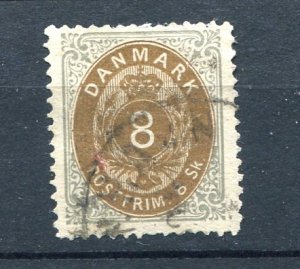 Denmark 1870 Sc 19 Used Cv $75 Numerical  8461