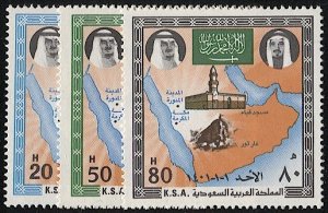 SAUDI ARABIA 1981 Scott 802-04  Mint MNH VF - 1500th Anniversary Hegira