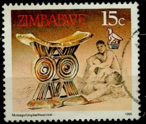 Zimbabwe; 1990: Sc. # 620: Used Perf. 14  1/2 x 14 Single Stamp