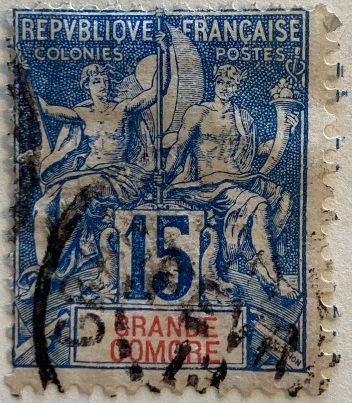 AlexStamps GRAND COMORO #7 F Mint