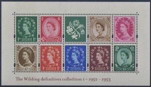 GB, (MS18) 2002 SGMS2326 Mini Sheet, 50th ANNIV OF WILDING DEFINITIVE, Mint (NH)