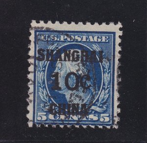 US K5 10c (5c) Shanghai Overprint Used F-VF SCV $140