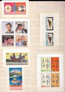 Scotland Staffa Eynhallow Nagaland Apollo Errors +Sheets MNH (40+)(GX 447