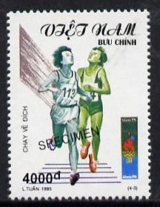 Vietnam 1995 Running 4,000d value from Olympic Games set ...