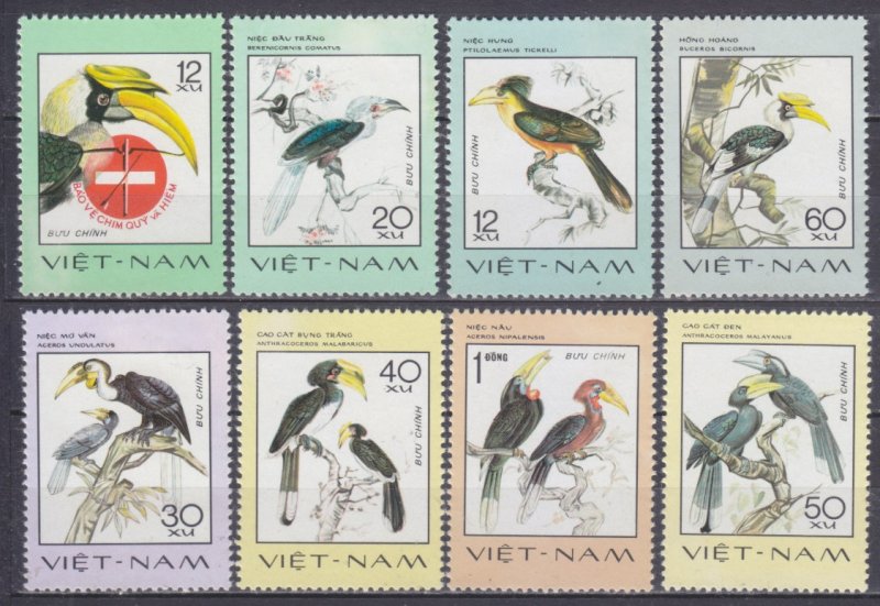 1977 Vietnam 898-905 Birds 8,00 €