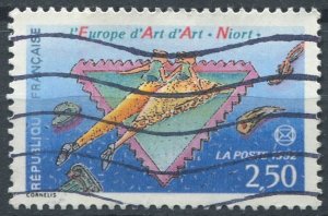 France Sc#2294 Used, 2.50f bl & multi, Congress of the French Federation of P...