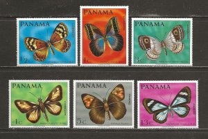 Panama Scott catalog # 483-483f Unused Hinged See Desc