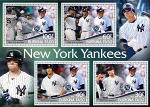 Stamps. Baseball  2022 year,  1+1 sheets  perforated MNH** NEW