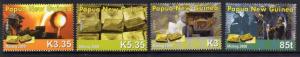 PAPUA NEW GUINEA SG1269/72 2008 MINING MNH