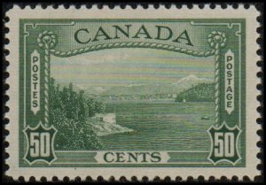 Canada 244 - Mint-H - 50c Vancouver Harbor (1938) (cv $37.50)