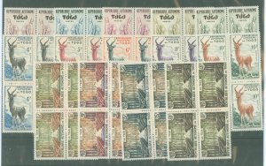 Togo #333-346  Single (Complete Set)