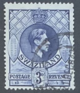 SWAZILAND 1938 GVI 3d SG32 FINE USED