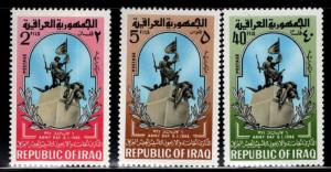 IRAQ Scott 396-398 MH*  1966 Army day set