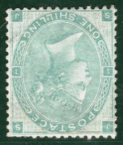 GB QV SG.90wi 1s Green *WATERMARK INVERTED* Variety RARE Mint SG Unpriced RBR1 