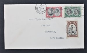 Canada #246-248 FDC May 15, 1939