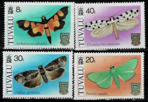 TUVALU 1980 MOTHS AND BUTTERFLIES MNH