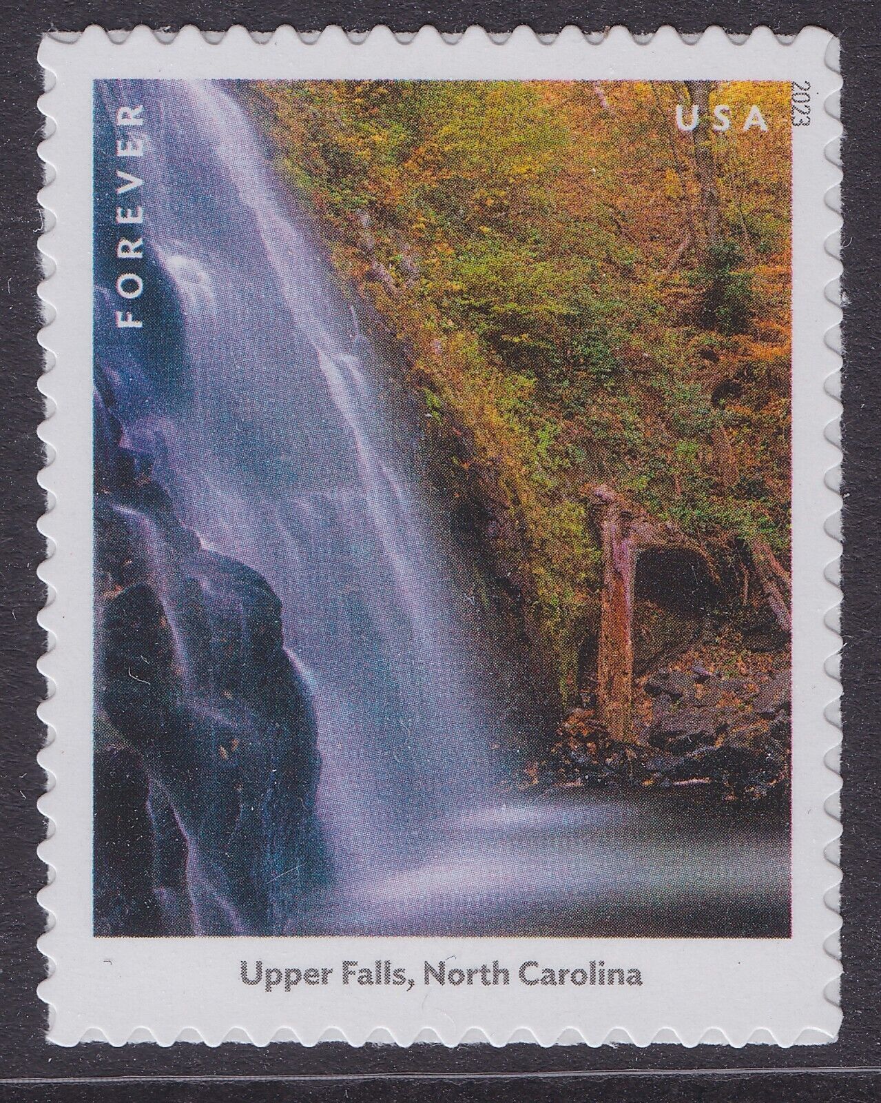 US 5800l Waterfalls Upper Falls NC forever single MNH 2023